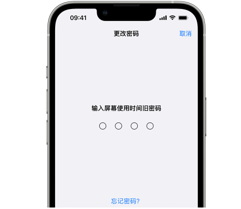 丰台iPhone屏幕维修分享iPhone屏幕使用时间密码忘记了怎么办 