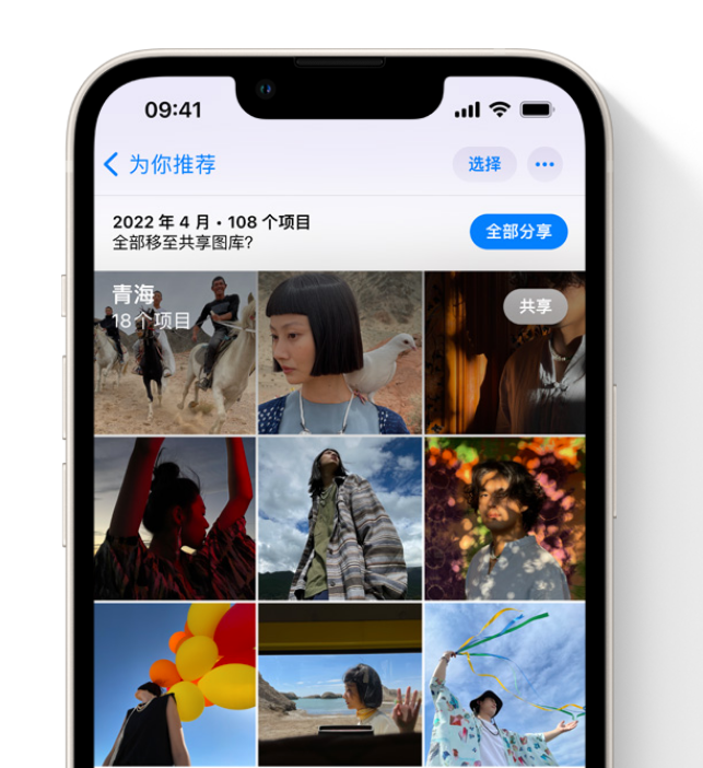 丰台苹果维修网点分享在 iPhone 上使用共享图库 