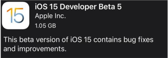 丰台苹果手机维修分享如何升级到iOS15.0 beta5 